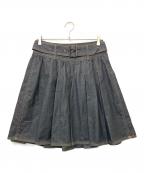BURBERRY BLACK LABELバーバリーブラックレーベル）の古着「ミディスカート」｜グレー