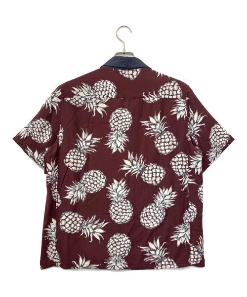 VALENTINO（ヴァレンティノ）VALENTINO (ヴァレンティノ) pineapple shirt ボルドー サイズ:39の古着・服飾アイテム