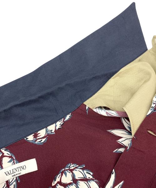 VALENTINO（ヴァレンティノ）VALENTINO (ヴァレンティノ) pineapple shirt ボルドー サイズ:39の古着・服飾アイテム