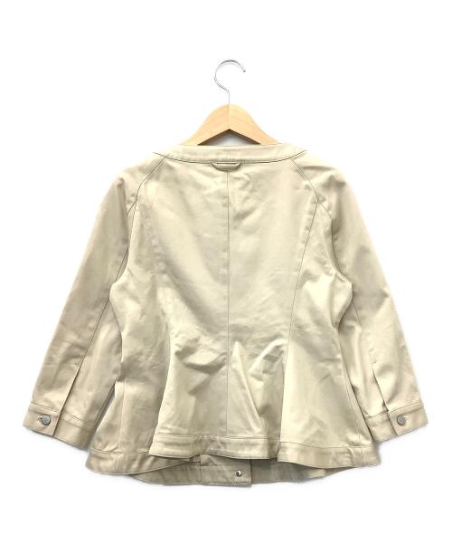 CELFORD（セルフォード）CELFORD (セルフォード) ペプラムジャケット ベージュ サイズ:36の古着・服飾アイテム