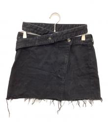 melt the lady（メルトザレディ）の古着「デニムスカート」｜ブラック