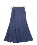 CELFORDセルフォード）の古着「リネンライクマーメイドスカート」｜ネイビー