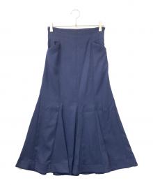 CELFORD（セルフォード）の古着「リネンライクマーメイドスカート」｜ネイビー