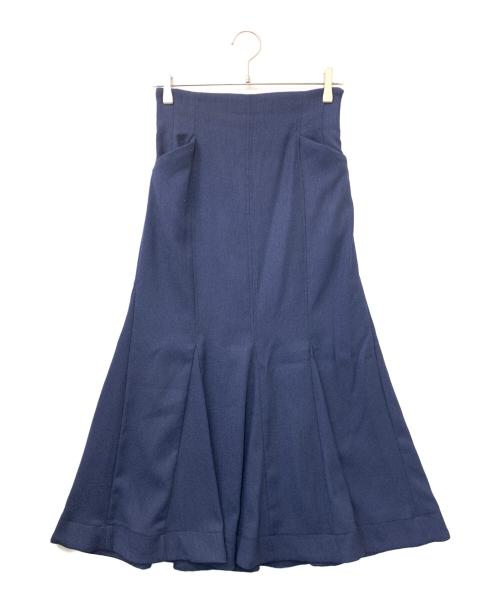 CELFORD（セルフォード）CELFORD (セルフォード) リネンライクマーメイドスカート ネイビー サイズ:38の古着・服飾アイテム