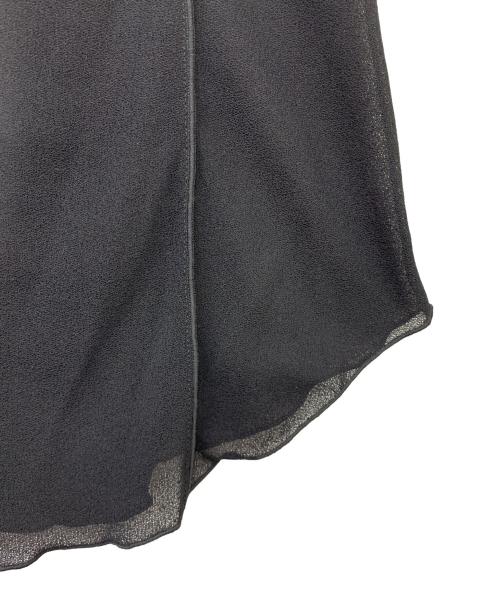 LE CIEL BLEU（ルシェルブルー）LE CIEL BLEU (ルシェルブルー) シアーブラウス ブラック サイズ:36の古着・服飾アイテム