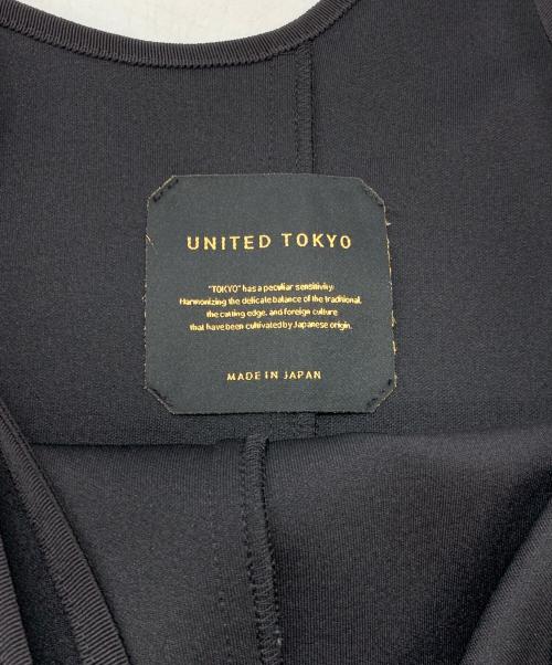UNITED TOKYO（ユナイテッドトーキョー）UNITED TOKYO (ユナイテッドトーキョー) キャミソールワンピース ブラック サイズ:FREEの古着・服飾アイテム