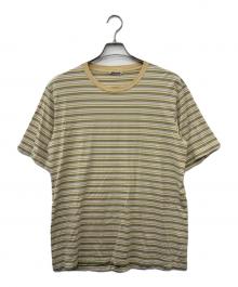 AURALEE（オーラリー）の古着「HARD TWIST COTTON BORDER TEE」｜BEIGE BORDER