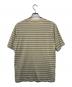 AURALEE (オーラリー) HARD TWIST COTTON BORDER TEE BEIGE BORDER サイズ:3：13000円