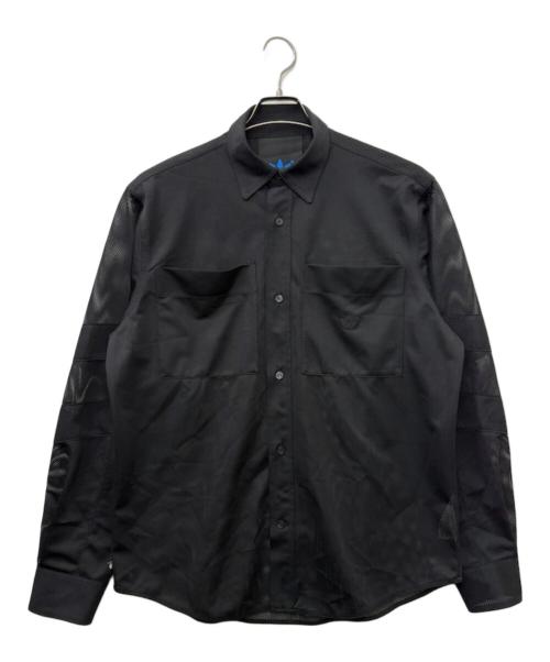 adidas Originals（アディダスオリジナル）adidas Originals (アディダスオリジナル) Blue version Mesh Shirt ブラック サイズ:M(JAPAN)の古着・服飾アイテム