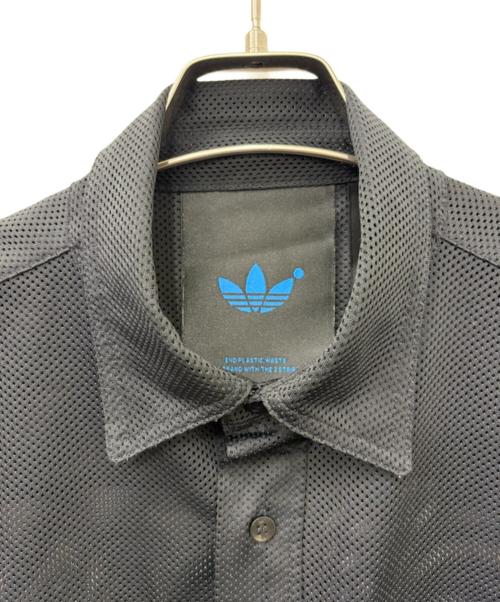adidas Originals（アディダスオリジナル）adidas Originals (アディダスオリジナル) Blue version Mesh Shirt ブラック サイズ:M(JAPAN)の古着・服飾アイテム