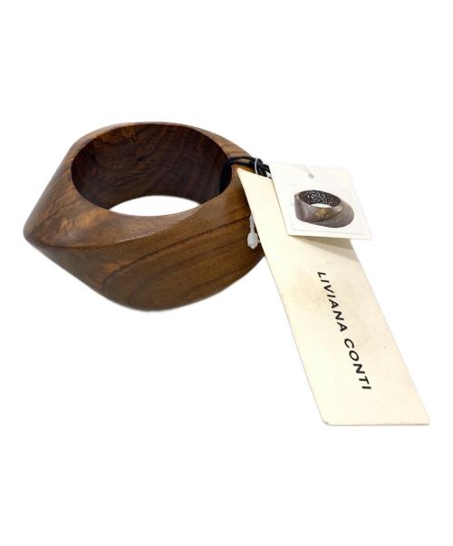 LIVIANA CONTI（リビアナコンティ）LIVIANA CONTI (リビアナコンティ) ブレスレット ブラウンの古着・服飾アイテム