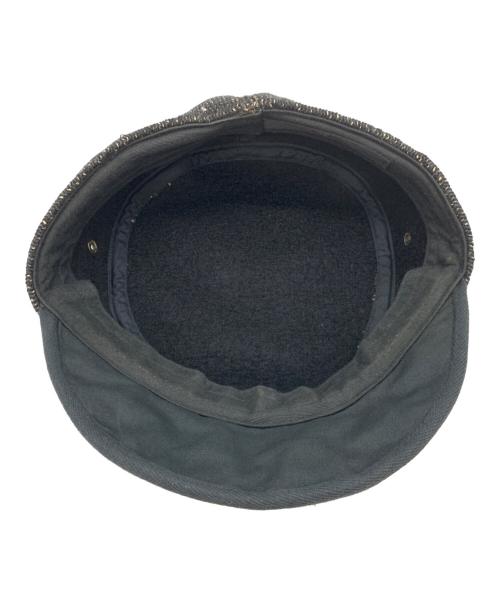 BUBO SPORT TOGS（ブーボースポーツトグス）BUBO SPORT TOGS (ブーボースポーツトグス) ビーチクロス シェルターキャップ ブラックの古着・服飾アイテム