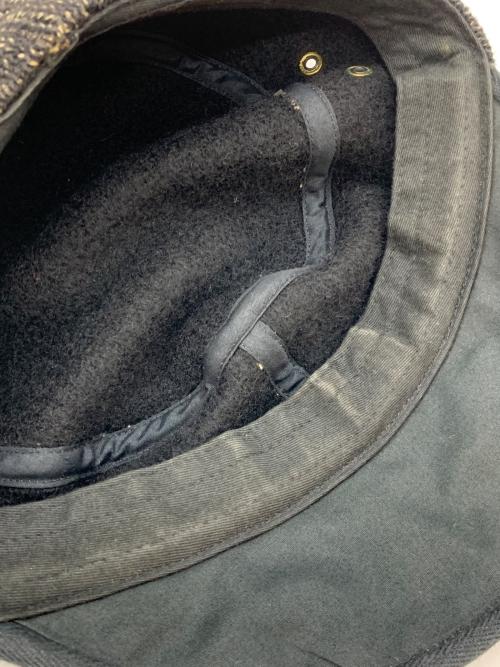 BUBO SPORT TOGS（ブーボースポーツトグス）BUBO SPORT TOGS (ブーボースポーツトグス) ビーチクロス シェルターキャップ ブラックの古着・服飾アイテム