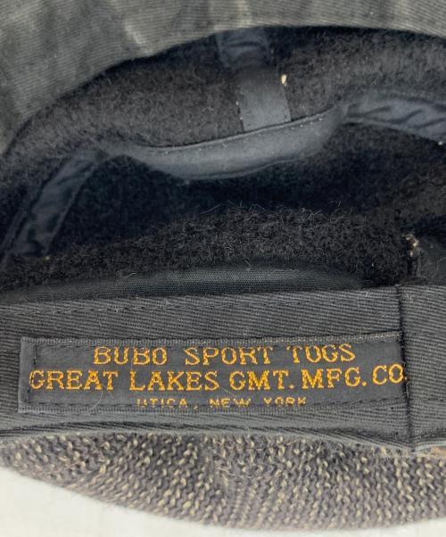 BUBO SPORT TOGS（ブーボースポーツトグス）BUBO SPORT TOGS (ブーボースポーツトグス) ビーチクロス シェルターキャップ ブラックの古着・服飾アイテム