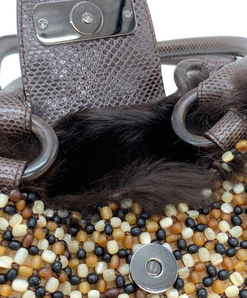 Salvatore Ferragamo（サルヴァトーレ フェラガモ）Salvatore Ferragamo (サルヴァトーレ フェラガモ) ガンチーニ ショルダーバッグ ブラウンの古着・服飾アイテム