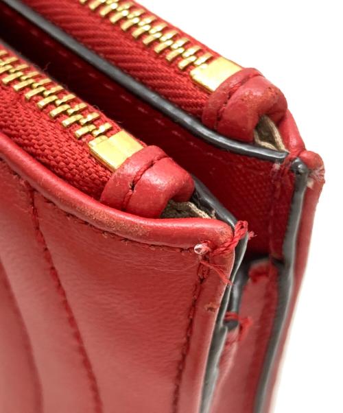MICHAEL KORS（マイケル・コース）MICHAEL KORS (マイケル・コース) 2つ折り財布 レッドの古着・服飾アイテム