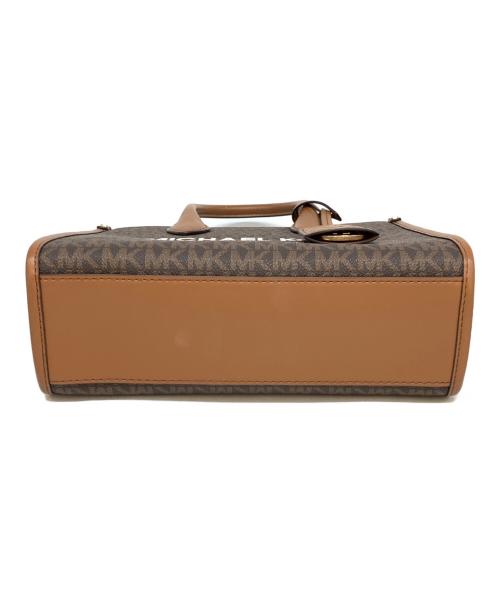 MICHAEL KORS（マイケル・コース）MICHAEL KORS (マイケルコース) MKシグネチャー 2WAYバッグ ブラウンの古着・服飾アイテム