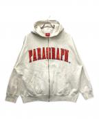 paragraphパラグラフ）の古着「ジップパーカー」｜グレー