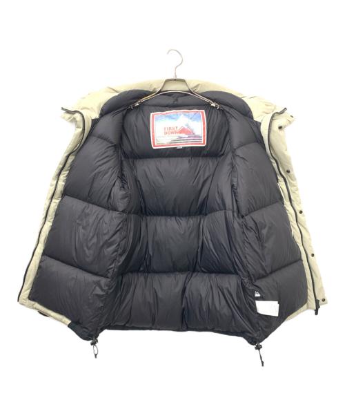 FIRST DOWN（ファーストダウン）FIRST DOWN (ファーストダウン) ダウンジャケット ベージュ サイズ:Mの古着・服飾アイテム