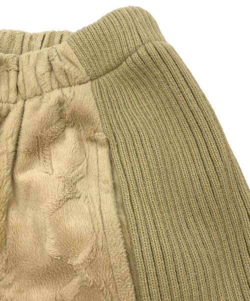 BOOMX（-）BOOMX (-) ニットパンツ ベージュ サイズ:Lの古着・服飾アイテム