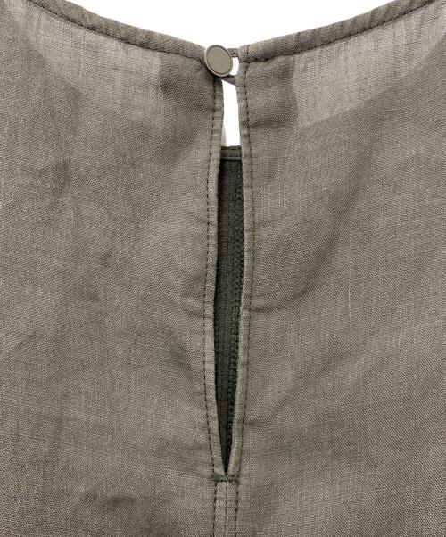 UNTITLED（アンタイトル）UNTITLED (アンタイトル) ノースリーブワンピース ブラウン サイズ:42の古着・服飾アイテム