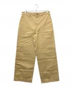 UNTITLEDアンタイトル）の古着「ワイドパンツ」｜ブラウン