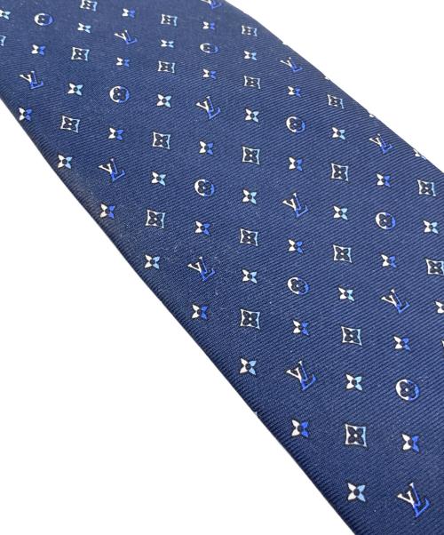LOUIS VUITTON（ルイ ヴィトン）LOUIS VUITTON (ルイ ヴィトン) ネクタイ モノグラム・エクスリプス ネイビー サイズ:-の古着・服飾アイテム