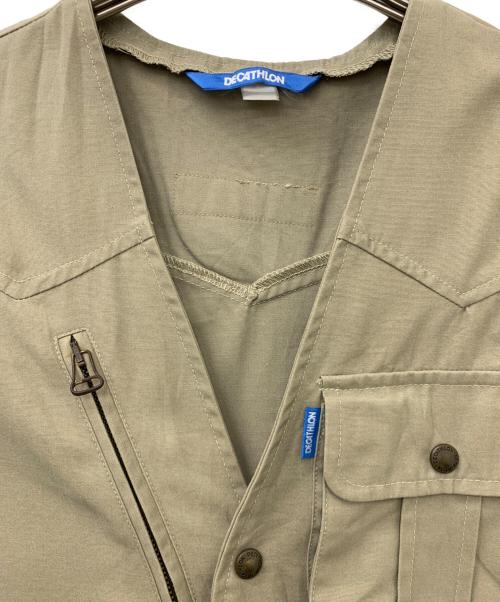 decathlon（デカトロン）DECATHLON (デカトロン) ベスト カーキ サイズ:不明の古着・服飾アイテム