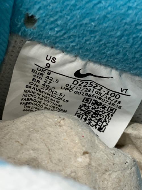 NIKE（ナイキ）NIKE (ナイキ) AIR FORCE 1 07 LV8 ブルー×ホワイト サイズ:27cmの古着・服飾アイテム