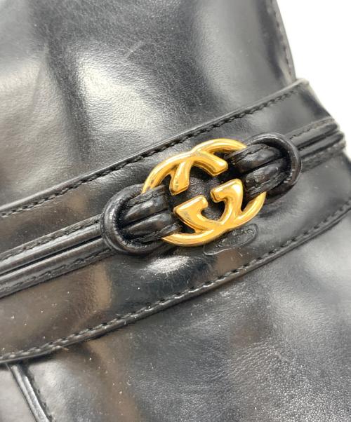 GUCCI（グッチ）GUCCI (グッチ) インターロッキングG ローファー ブラック サイズ:M(40.5)の古着・服飾アイテム