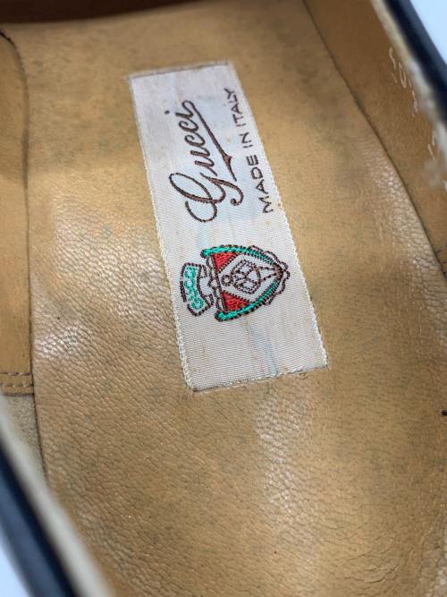 GUCCI（グッチ）GUCCI (グッチ) インターロッキングG ローファー ブラック サイズ:M(40.5)の古着・服飾アイテム