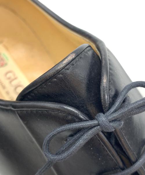 GUCCI（グッチ）GUCCI (グッチ) プレーントゥシューズ ブラック サイズ:41 Dの古着・服飾アイテム