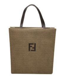 FENDI（フェンディ）の古着「FFロゴ オールド 2WAYバッグ」｜ブラウン