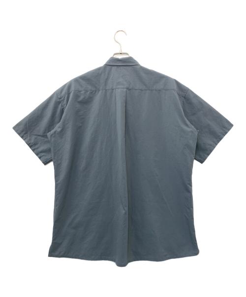 NANGA（ナンガ）NANGA (ナンガ) AIR CLOTH COMFY S/S SHIRT 半袖シャツ グレー サイズ:Lの古着・服飾アイテム