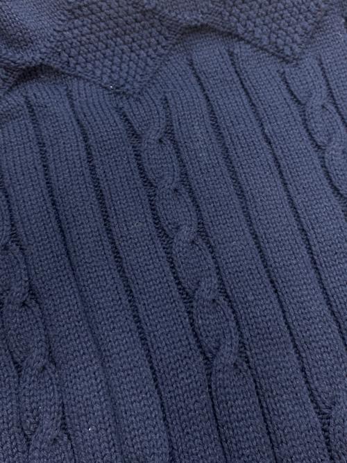 Burberry's（バーバリー）Burberry's (バーバリーズ) 厚手ニット ネイビー サイズ:Mの古着・服飾アイテム