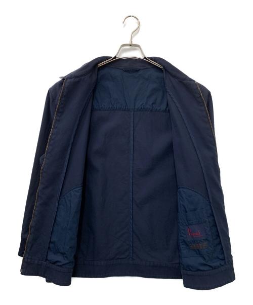 PAPAS（パパス）PAPAS (パパス) ジップジャケット ネイビー サイズ:Lの古着・服飾アイテム