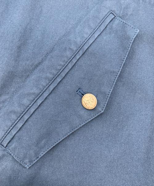PAPAS（パパス）PAPAS (パパス) ジップジャケット ネイビー サイズ:Lの古着・服飾アイテム