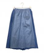 crescent duoクレッシェントデュオ）の古着「プリーツスカート」｜ブルー