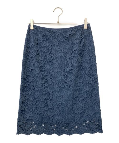 UNITED ARROWS（ユナイテッドアローズ）UNITED ARROWS (ユナイテッドアローズ) レーススカート ネイビー サイズ:40の古着・服飾アイテム
