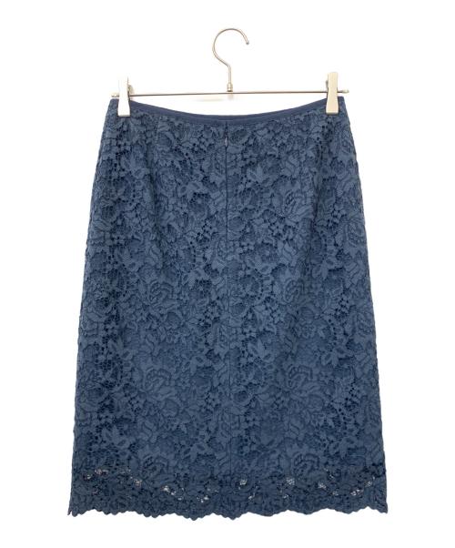 UNITED ARROWS（ユナイテッドアローズ）UNITED ARROWS (ユナイテッドアローズ) レーススカート ネイビー サイズ:40の古着・服飾アイテム