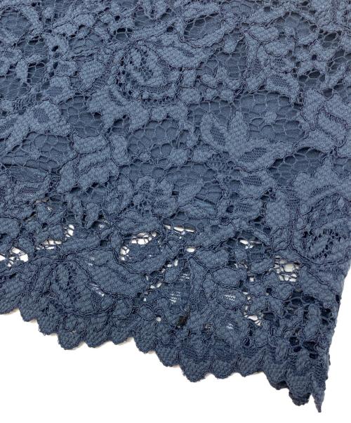 UNITED ARROWS（ユナイテッドアローズ）UNITED ARROWS (ユナイテッドアローズ) レーススカート ネイビー サイズ:40の古着・服飾アイテム