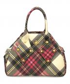 Vivienne Westwoodヴィヴィアンウエストウッド）の古着「ハンドバッグ」｜ベージュ×ピンク