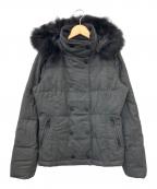 BURBERRY GOLFバーバリーゴルフ）の古着「ファー ダウンコート」｜グレー