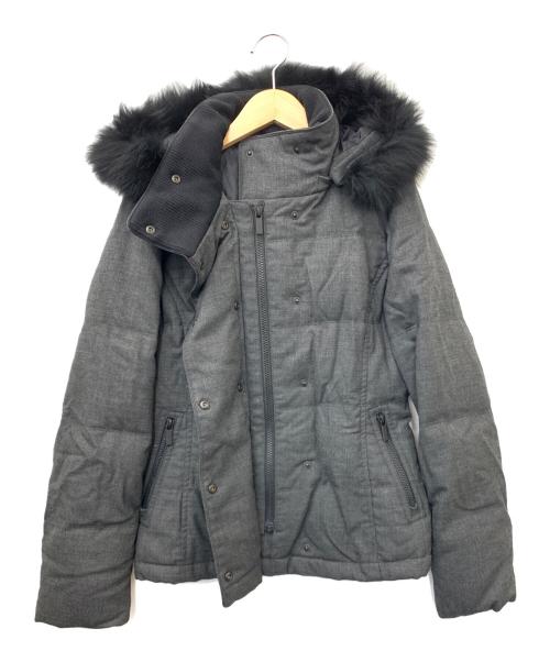 BURBERRY GOLF（バーバリーゴルフ）BURBERRY GOLF (バーバリーゴルフ) ファー ダウンコート グレー サイズ:1の古着・服飾アイテム