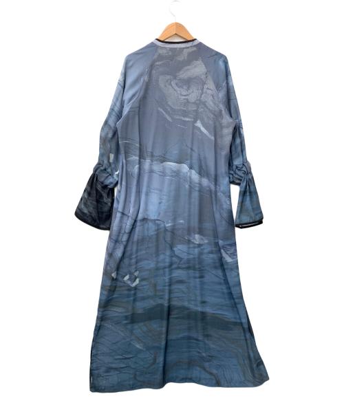 HARE（ハレ）HARE (ハレ) Landscapeチャイナワンピース ブルー サイズ:FREEの古着・服飾アイテム