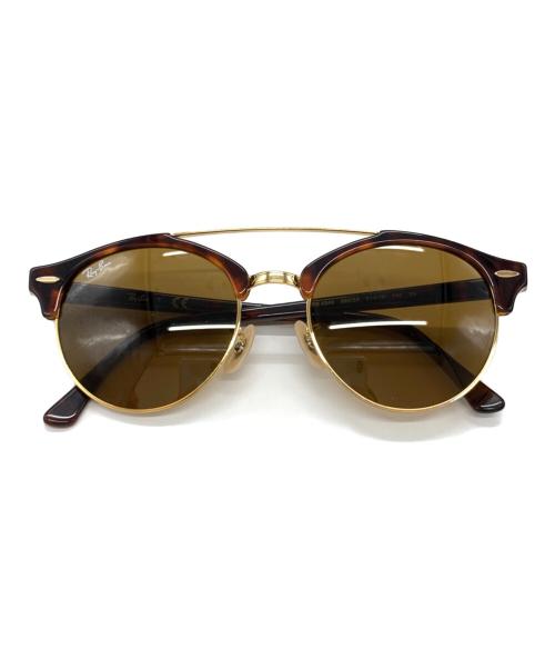 RAY-BAN（レイバン）RAY-BAN (レイバン) CLUBROUND DOUBLE BRIDGE ブラウン サイズ:51□19の古着・服飾アイテム
