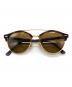 RAY-BAN（レイバン）の古着「CLUBROUND DOUBLE BRIDGE」｜ブラウン