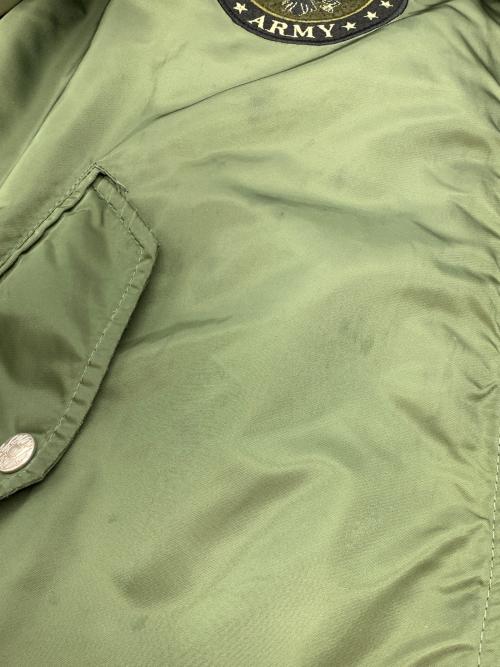 SMOKE RISE（スモークライズ）SMOKE RISE (スモークライズ) MA-1ジャケット カーキ サイズ:2XLの古着・服飾アイテム