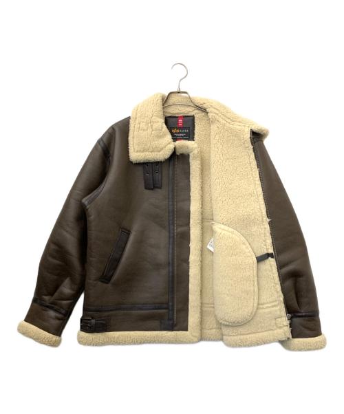 ALPHA（アルファ）ALPHA (アルファ) B3フライトジャケット ブラウン サイズ:Lの古着・服飾アイテム