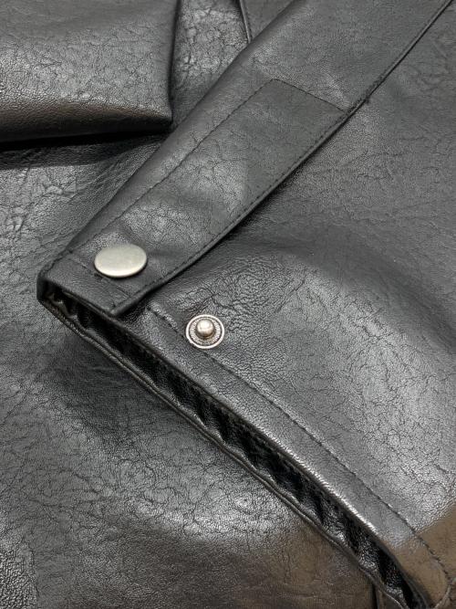 Bleme（ブレム）Bleme (ブレム) レザージャケット ブラック サイズ:Lの古着・服飾アイテム